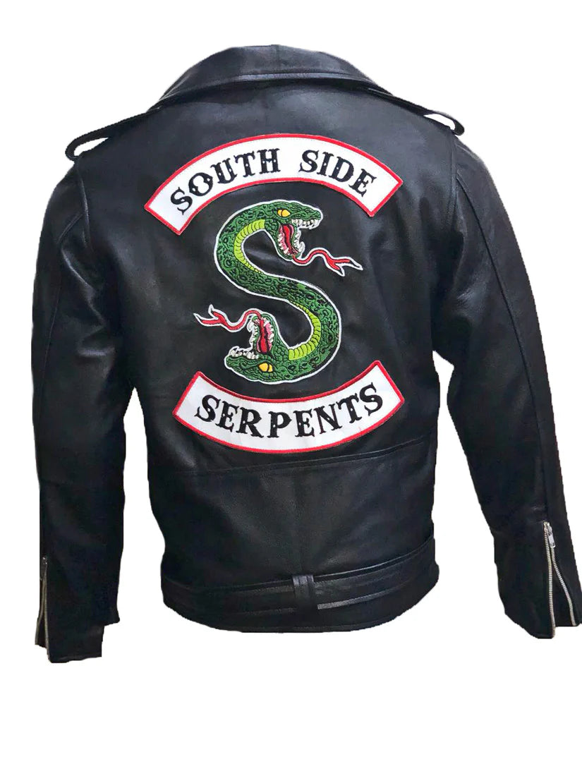 Riverdale Southside Serpents Black Faux Leather Jacket