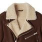 Men's B3 RAF Faux Shearling Bomber Leather Jacket