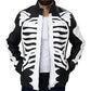 Men's Rob Zombie Skeleton Bones Skull Leather Jacket