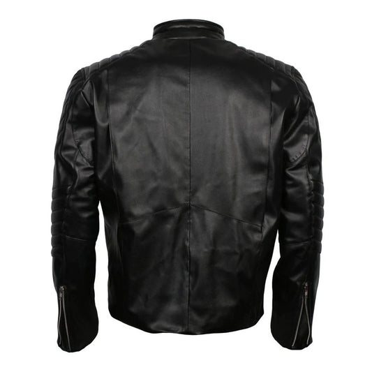 Men's Punisher Skull Biker Leather Jacket