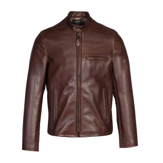 Men's Onyx Dark Brown Leather Jacket