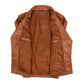 Men's Brando Biker Tan Leather Jacket