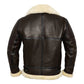 Men's Aviator Faux Shearling Real Leather Jacket