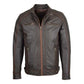 Men's Ethan Classic Brown Biker Leather Jacket