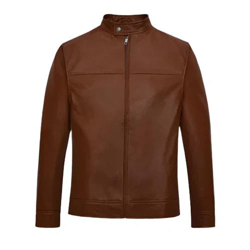 Men's Oblivion Brown Leather Jacket