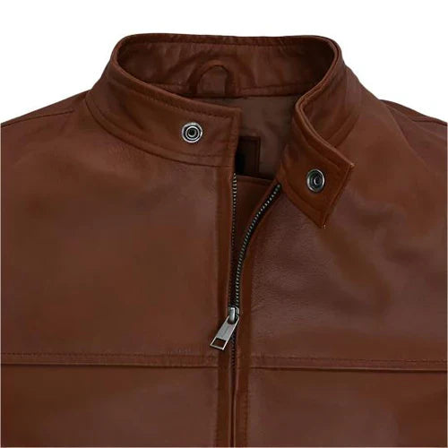 Men's Oblivion Brown Leather Jacket