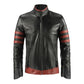 Men's X-Men Origins Black Leather Jacket