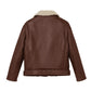 Men's B3 RAF Faux Shearling Bomber Leather Jacket