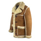 Roddy Piper Western Style Shearling Leather Coat