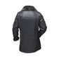 Hal Park's Traditional Black Shearling Leather Coat