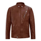 Men's Eclipse Brown Leather Jacket