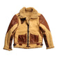 Men's B3 Retro Casual Faux Shearling Bomber Leather Jacket