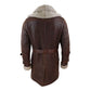 Men's RAF Aviator Shearling Real Bomber Leather Coat