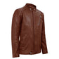 Men's Eclipse Brown Leather Jacket