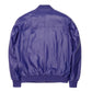 Men's Basic Purple Leather jacket