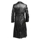 Men's Classic Officer WW2 Real Leather Coat