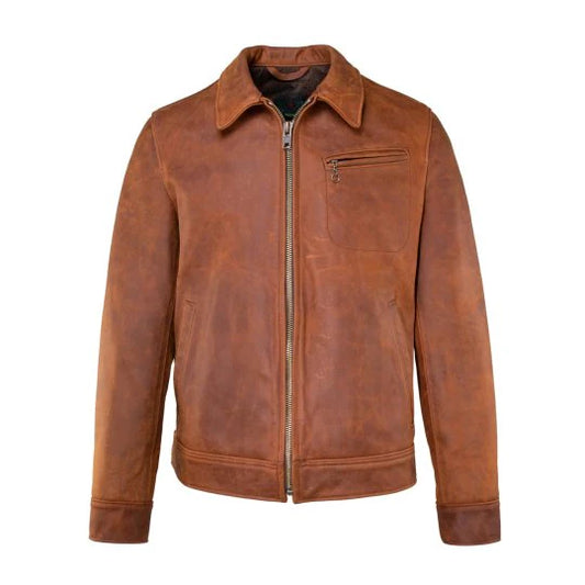 Men's Apex Brown Leather Jacket