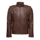 Men's Obsidian Brown Leather Jacket