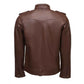 Men's Obsidian Brown Leather Jacket