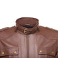 Men's Obsidian Brown Leather Jacket