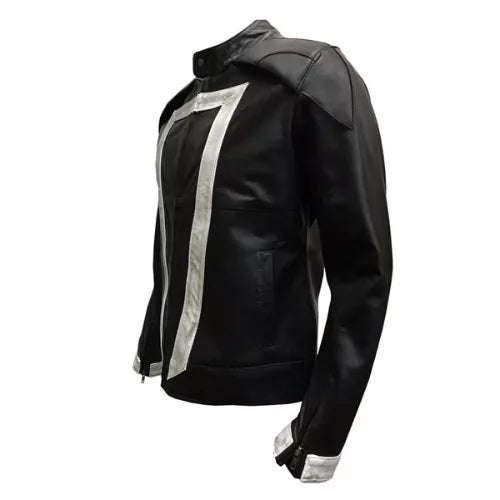 Agents Of Shield Gabriel Luna Ghost Rider Faux Leather Jacket