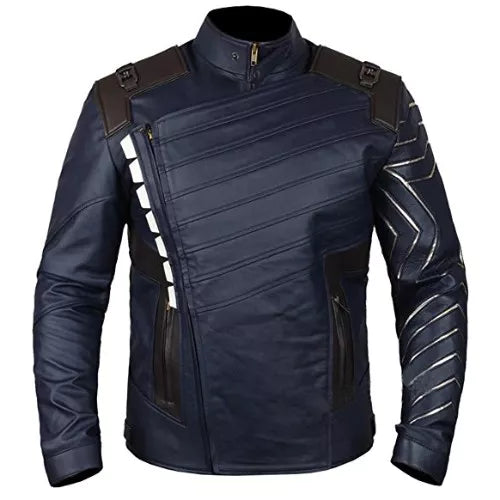 Avengers Infinity War Bucky Barnes Faux Leather Jacket