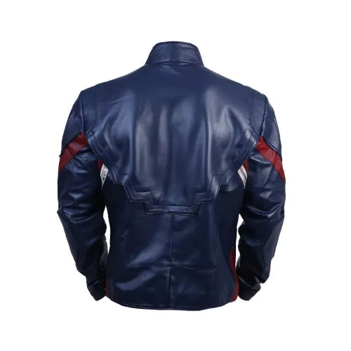 Captain America Infinity War Faux Leather Jacket Waxed