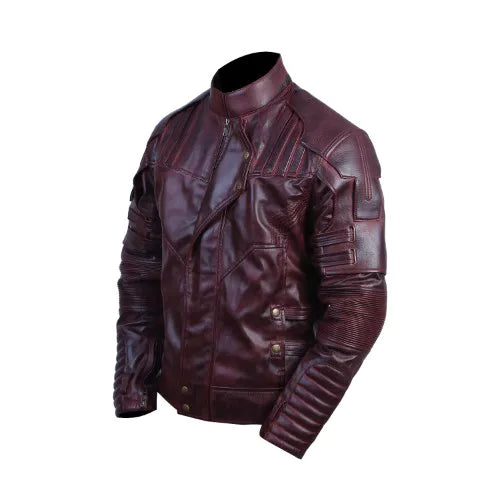 Avengers Infinity War Star Lord Faux Leather Jacket