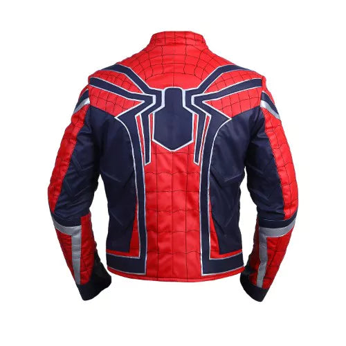 Avengers Infinity War Spider-Man Faux Leather Jacket