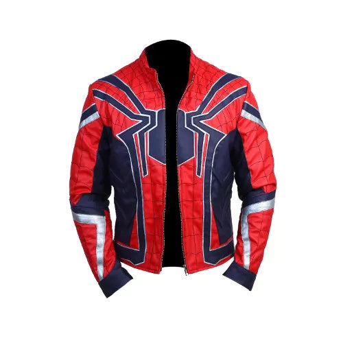 Avengers Infinity War Spider-Man Faux Leather Jacket