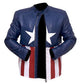 Bon Jovi Captain America Genuine Real Leather Jacket