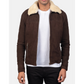 Brown Coffner Shearling Fur Jacket