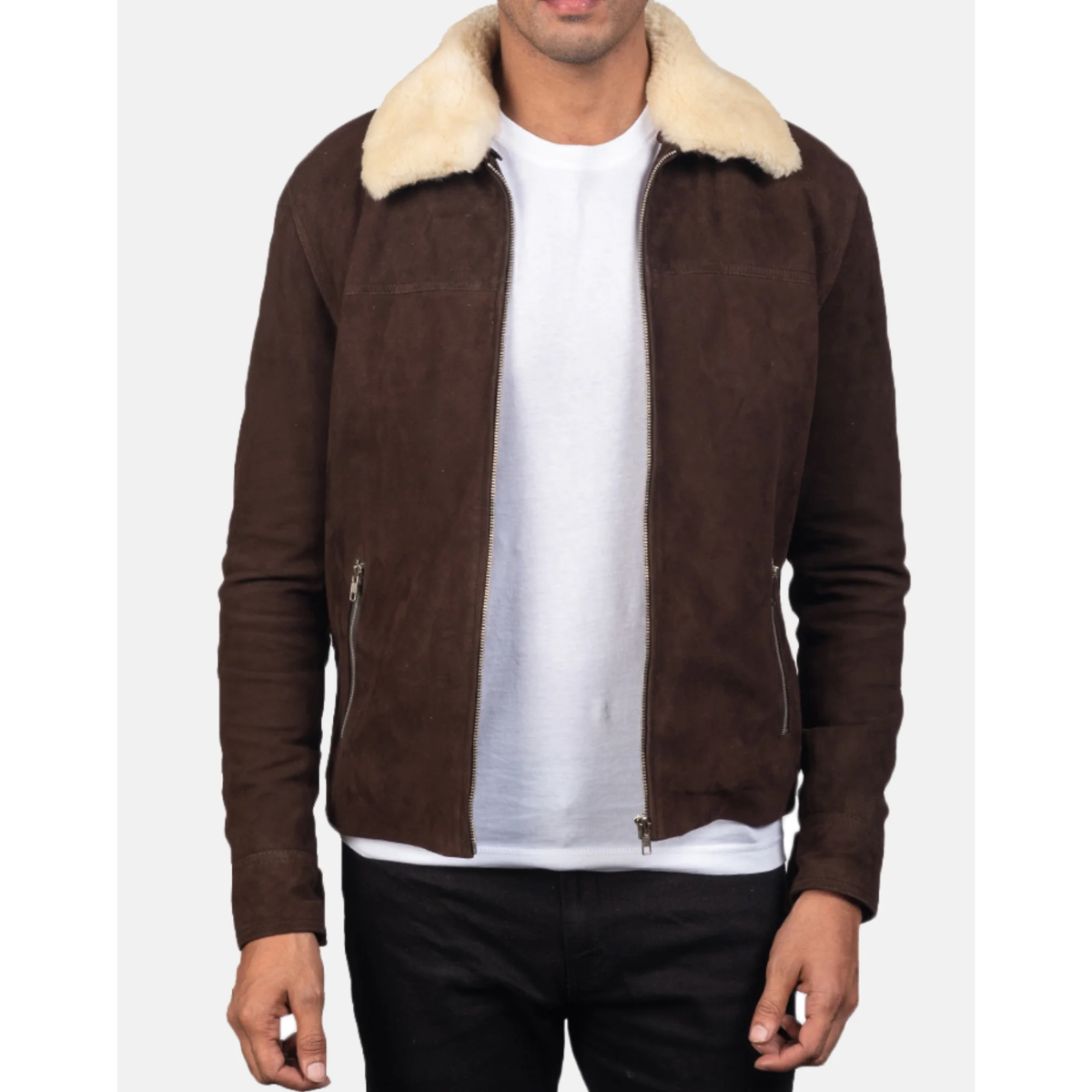 Brown Coffner Shearling Fur Jacket