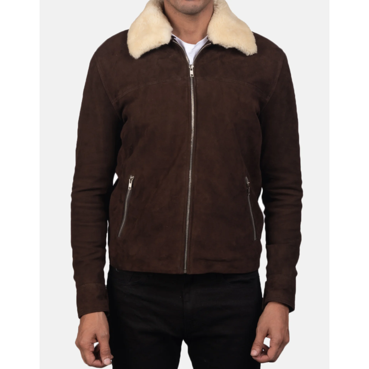 Brown Coffner Shearling Fur Jacket