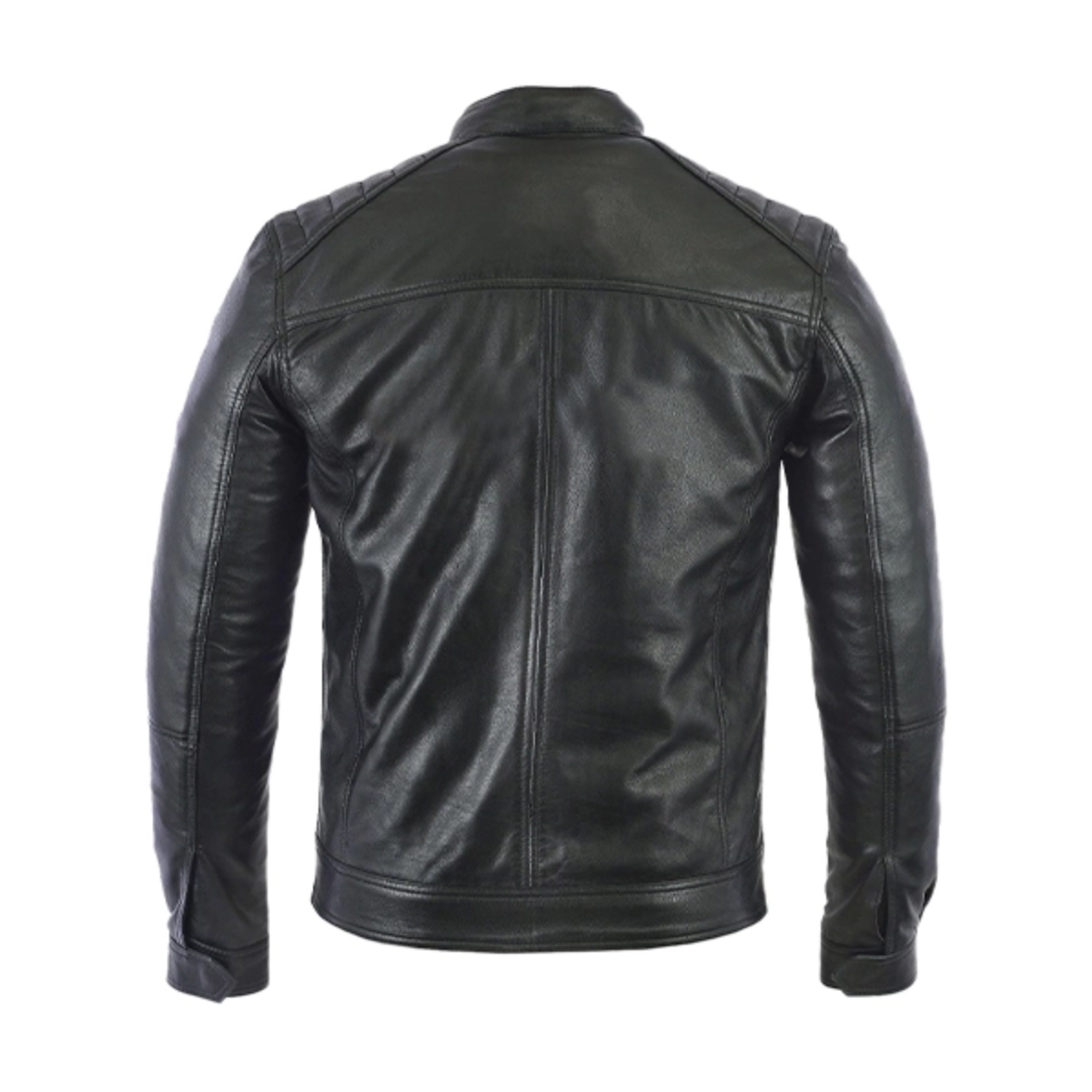 Cafe Racer Black Leather Jacket