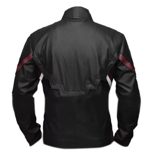 Captain America Civil War Faux Leather Jacket Black