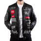 Crew Patches Black Bomber Jacket