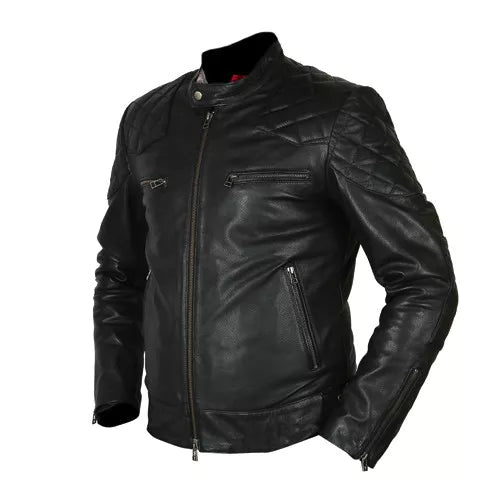 David Beckham Black Biker Faux Leather Jacket