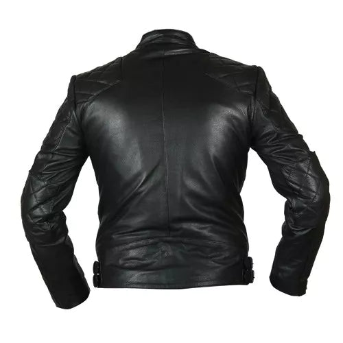 David Beckham Black Biker Faux Leather Jacket