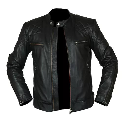 David Beckham Black Biker Faux Leather Jacket