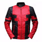 Deadpool Black & Red Faux Leather Jacket