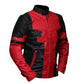 Deadpool Black & Red Faux Leather Jacket