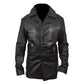 Dr Who Single Breast Black Faux Leather Jacket