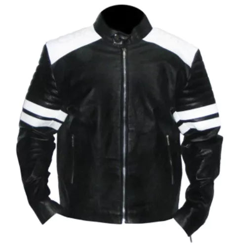 Fight Club Black Faux Leather Jacket