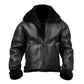 Men's Airforce Flight Faux Shearling Leather Jacket