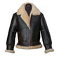 Men's B3 Flying Aviator Faux Shearling Lamb Fur Leather Jacket