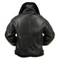 Men's Airforce Flight Faux Shearling Leather Jacket