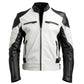 Men's White Faux Leather Jacket