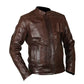 Han Solo The Force Awakens Brown Genuine Leather Jacket