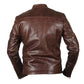 Han Solo The Force Awakens Brown Genuine Leather Jacket